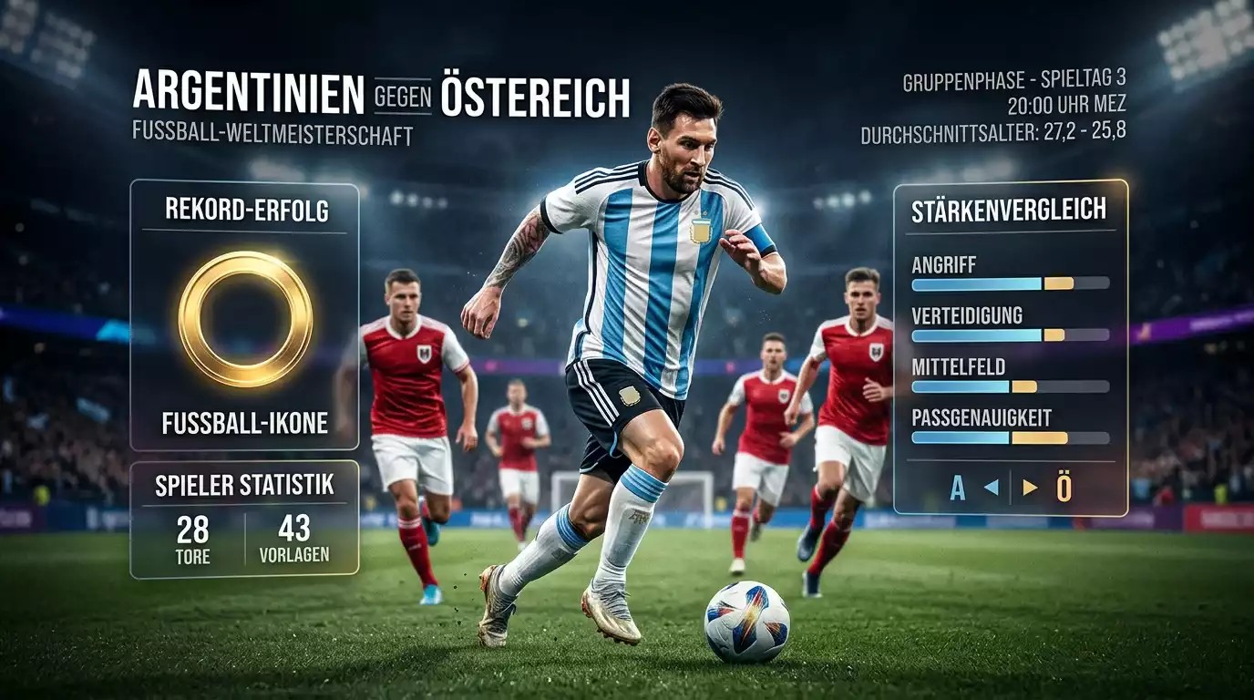 Messi jagt den WM-Torrekord gegen Österreich bei der WM 2026