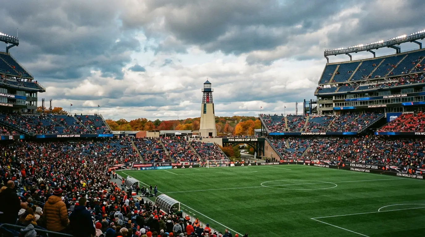 Gillette Stadium bei Boston, Austragungsort der WM 2026