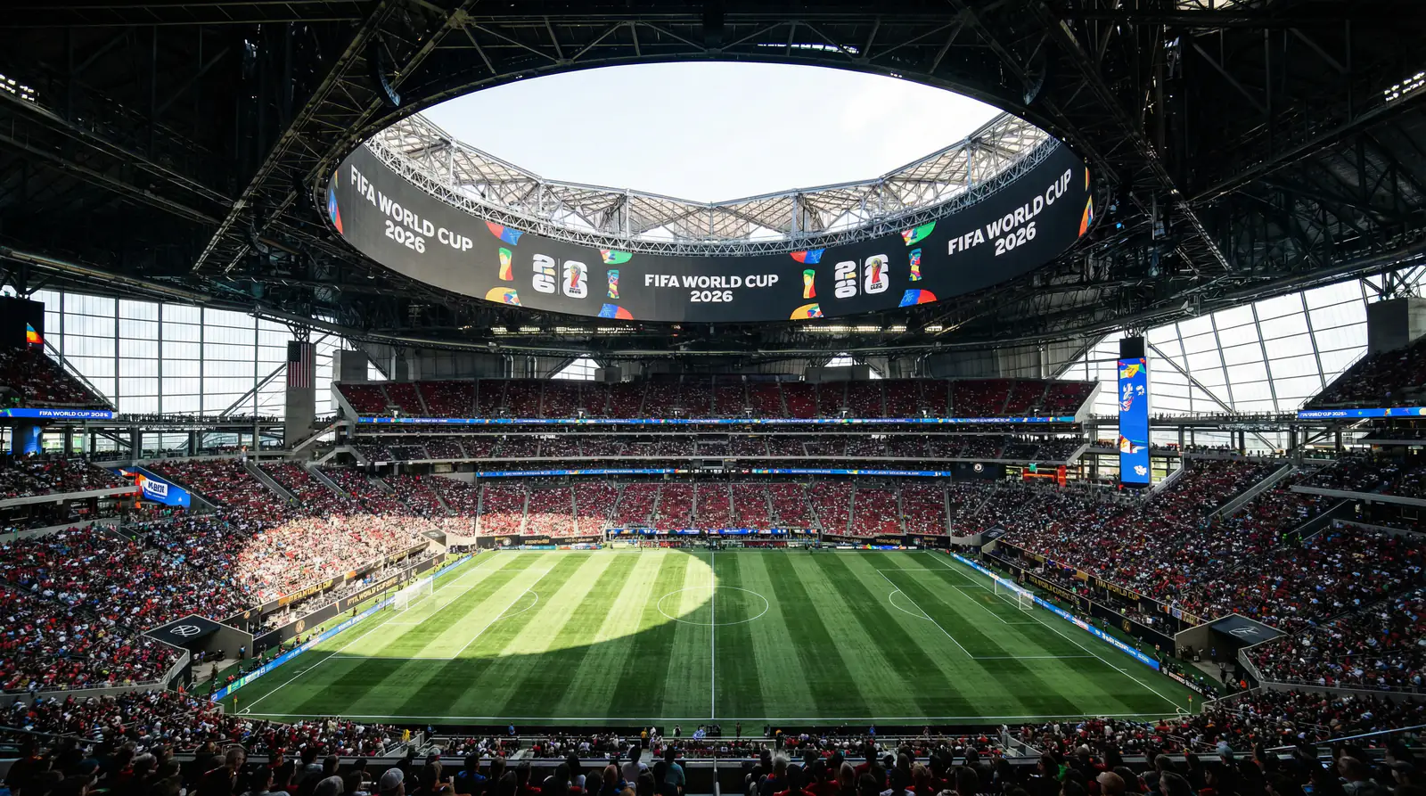 Mercedes-Benz Stadium in Atlanta, Austragungsort der WM 2026