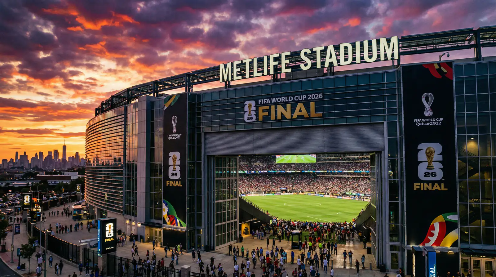 MetLife Stadium in New Jersey, Austragungsort des WM 2026 Finales