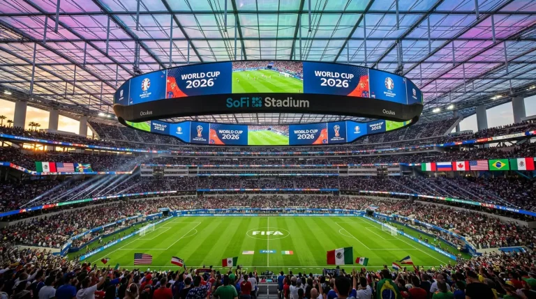 SoFi Stadium in Los Angeles, Austragungsort der WM 2026