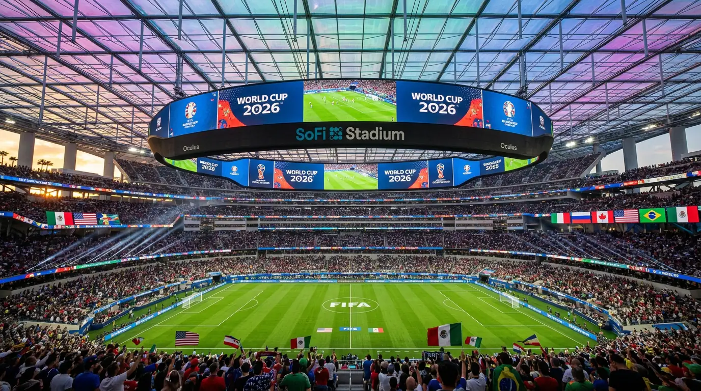 SoFi Stadium in Los Angeles, Austragungsort der WM 2026